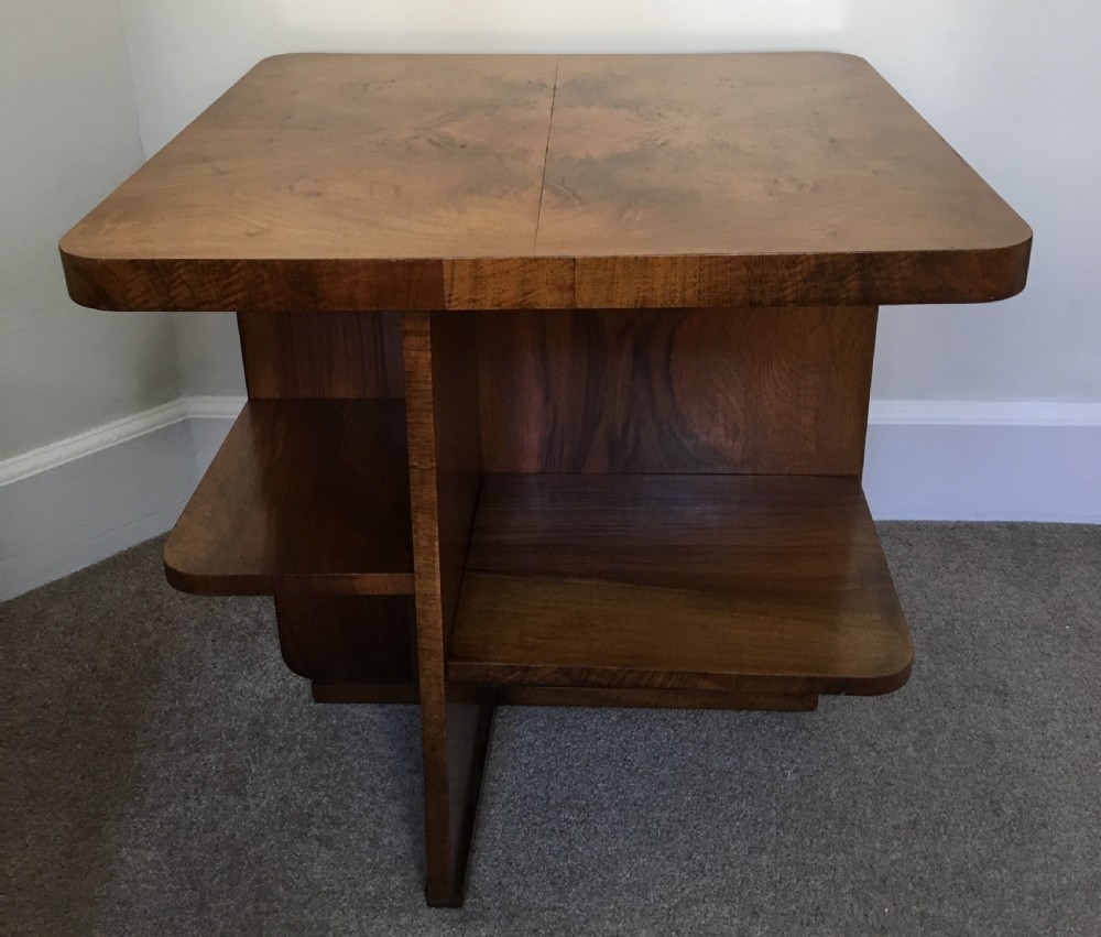 Art Deco Walnut Table