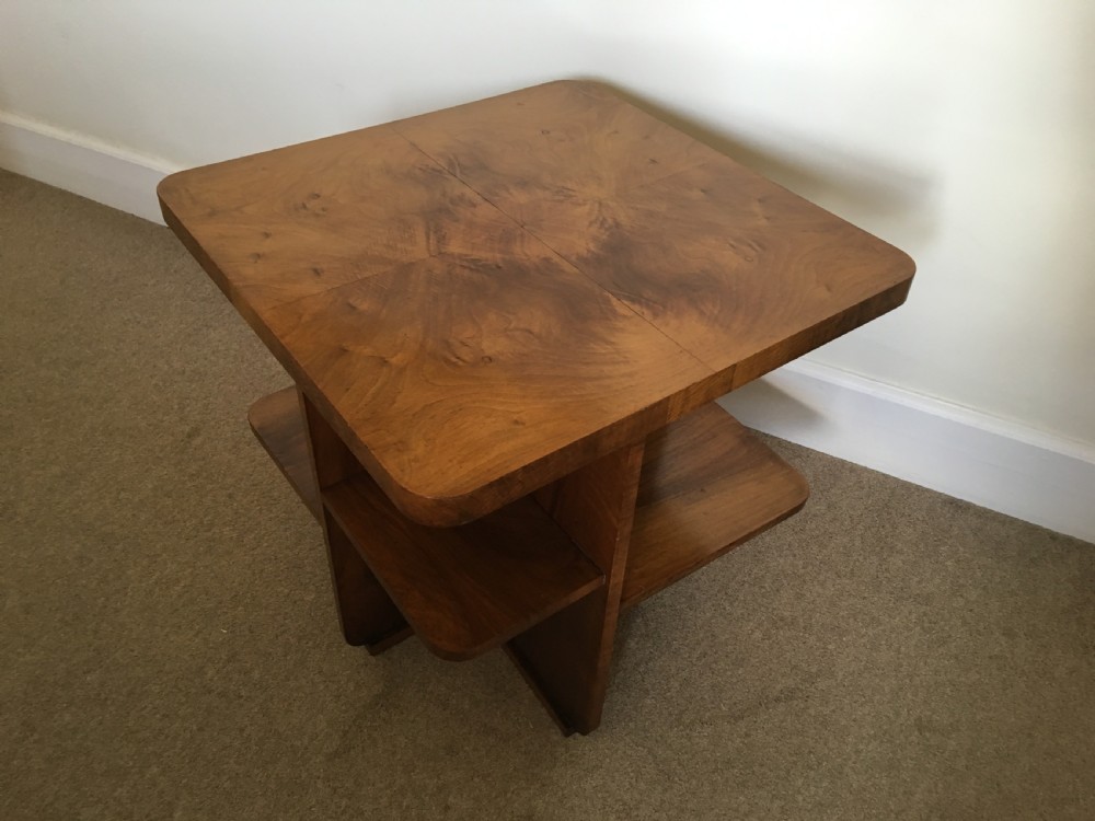 Art Deco Walnut Table View II