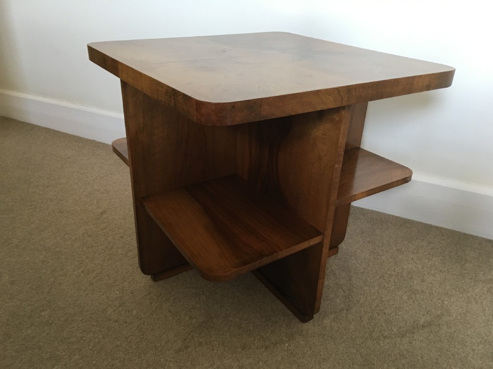 Art Deco Walnut Table View III
