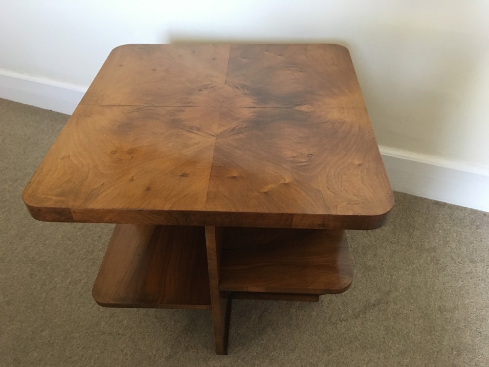 Art Deco Walnut Table View IV