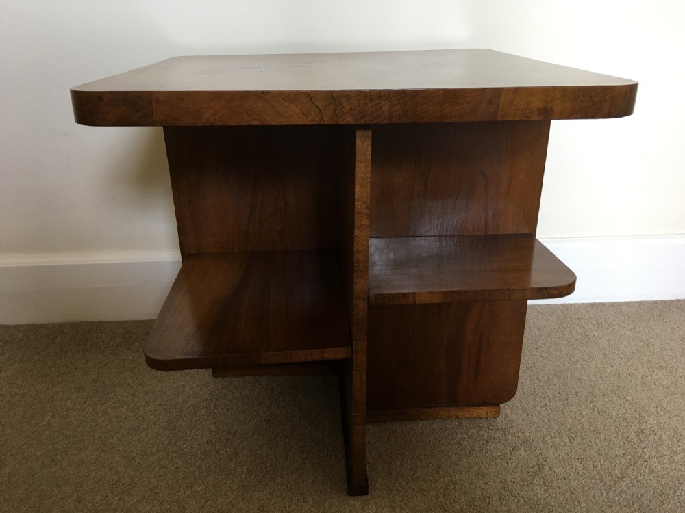 Art Deco Walnut Table View V
