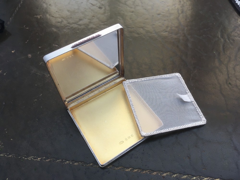 Silver and Gold Powder Compact