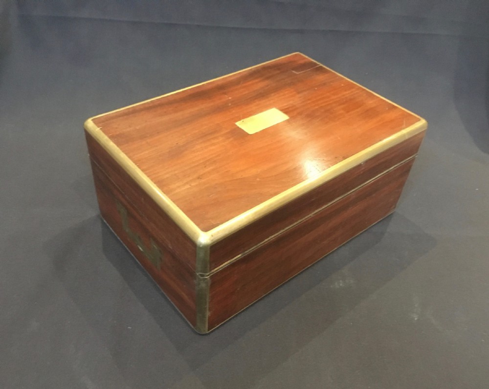 Mahogany Brass Bound Box View VII
