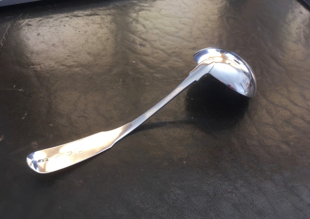 Silver Sauce Ladle Dublin 1804 View II