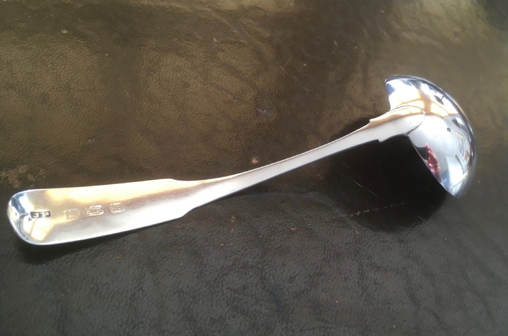 Silver Sauce Ladle Dublin 1804 View VII