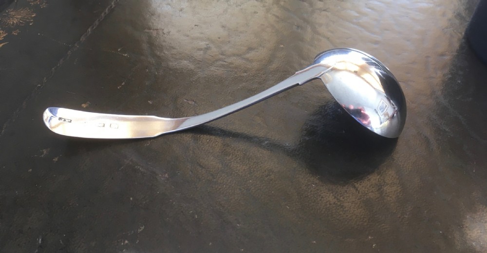 Silver Sauce Ladle Dublin 1804 View VIII