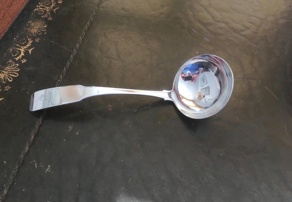 Silver Sauce Ladle Dublin 1804 View IX