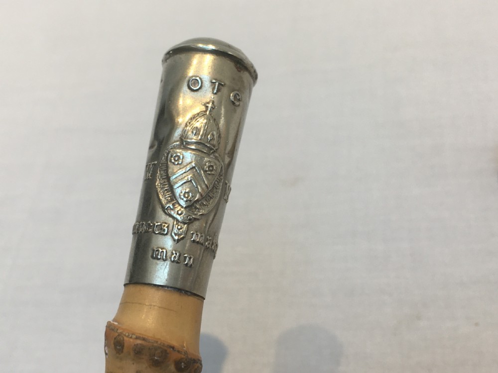 2 Bamboo Swagger Sticks - Winchester College OTC View III