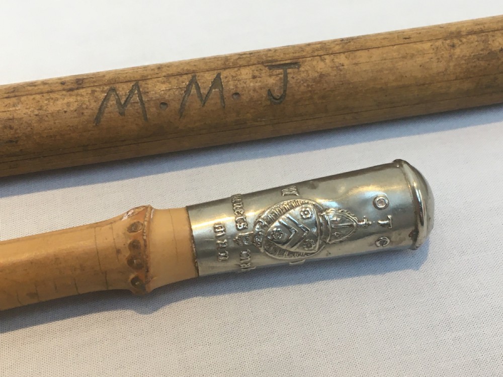 2 Bamboo Swagger Sticks - Winchester College OTC View IX