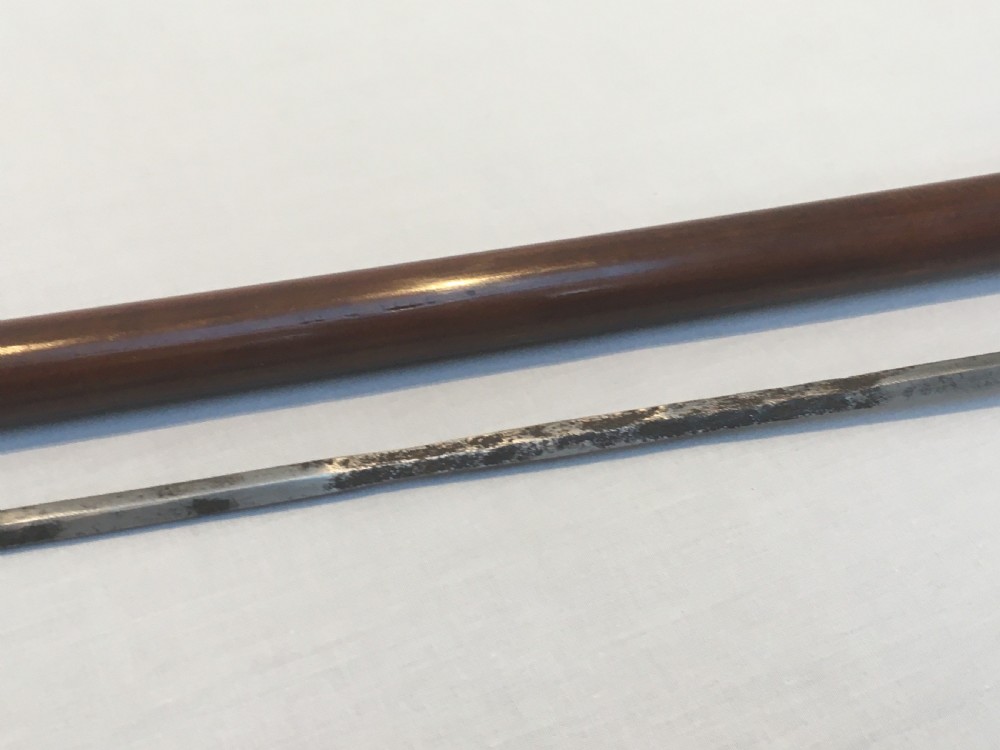 Late 19th Century Silver Embossed Sword Stick View XI