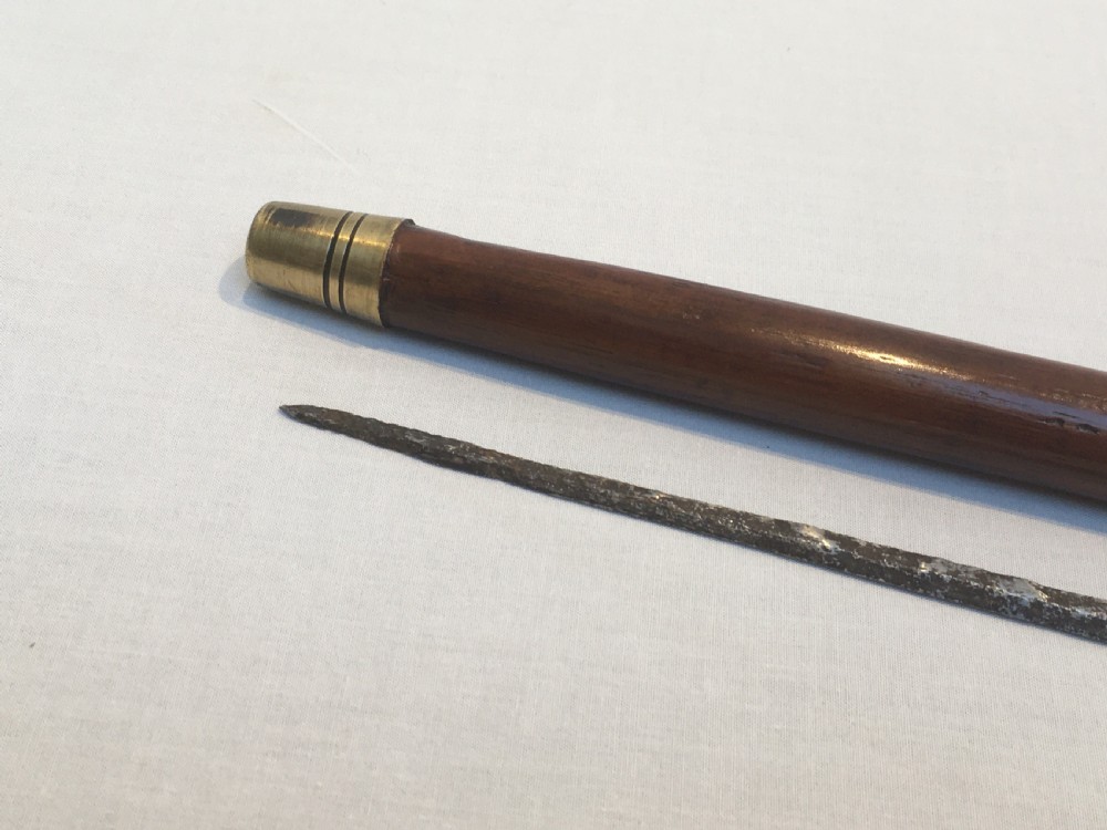 Late 19th Century Silver Embossed Sword Stick View XV