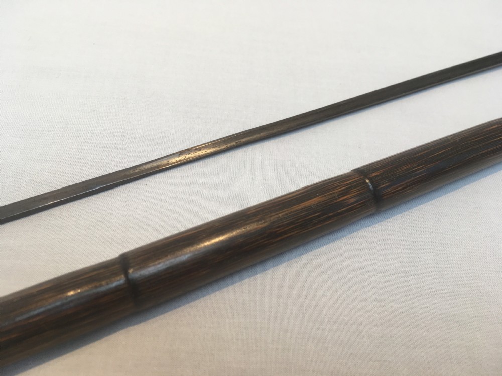 Silver Crook Handled Sword Stick 1913 View VII