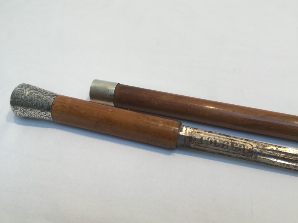 Sword Stick Silver Knop & Collar London 1891 View VII