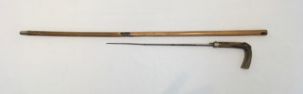 Sword Stick with Stiletto Blade