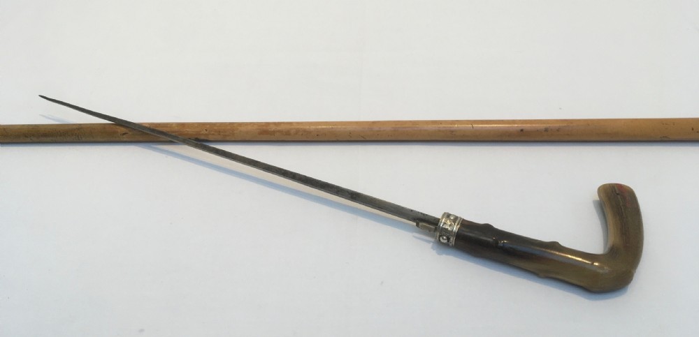 Sword Stick with Stiletto Blade View VIII