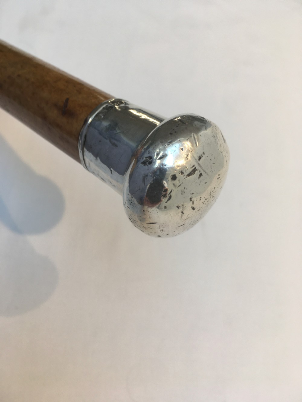 Silver Handled Malacca Sword Stick London 1886 View IV