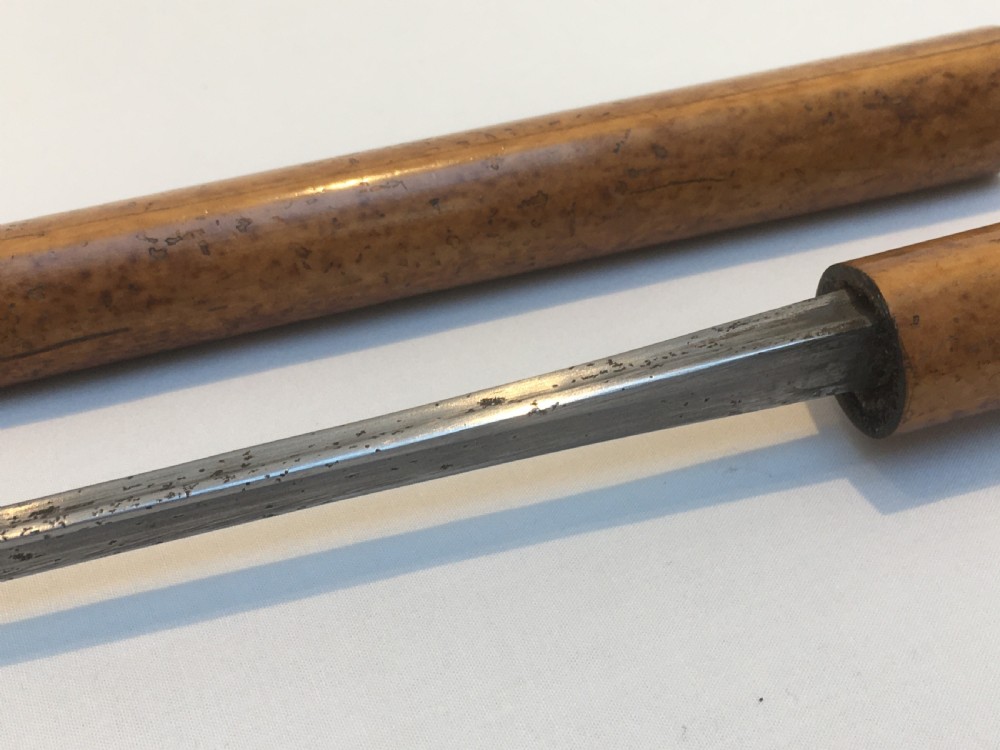 Silver Handled Malacca Sword Stick London 1886 View VIII