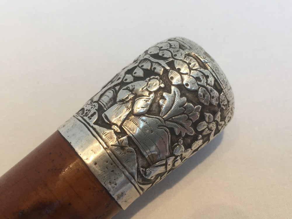 Chinese Silver Topped Sword Stick View III
