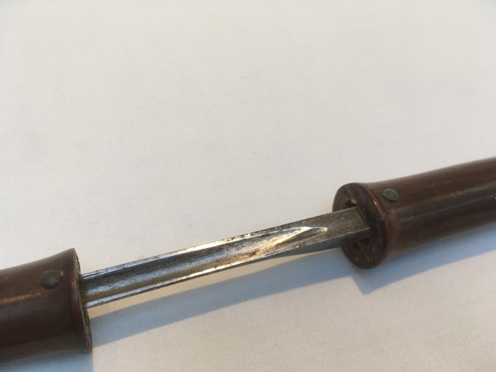 Silver Pineapple Topped Sword Stick London 1886 View IV
