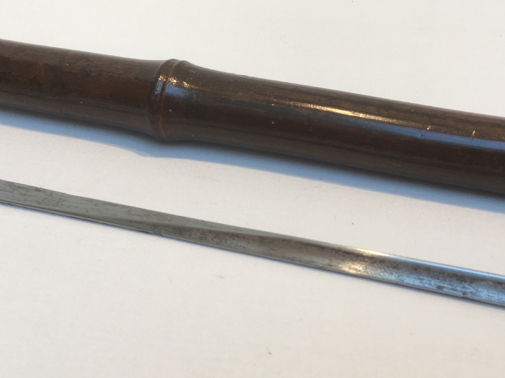 Silver Pineapple Topped Sword Stick London 1886 View XI