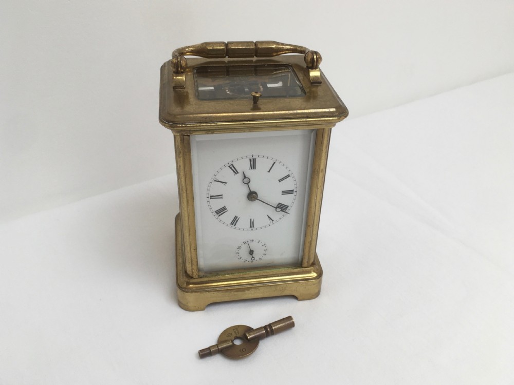 Repeater Carriage Clock with Alarm View XII