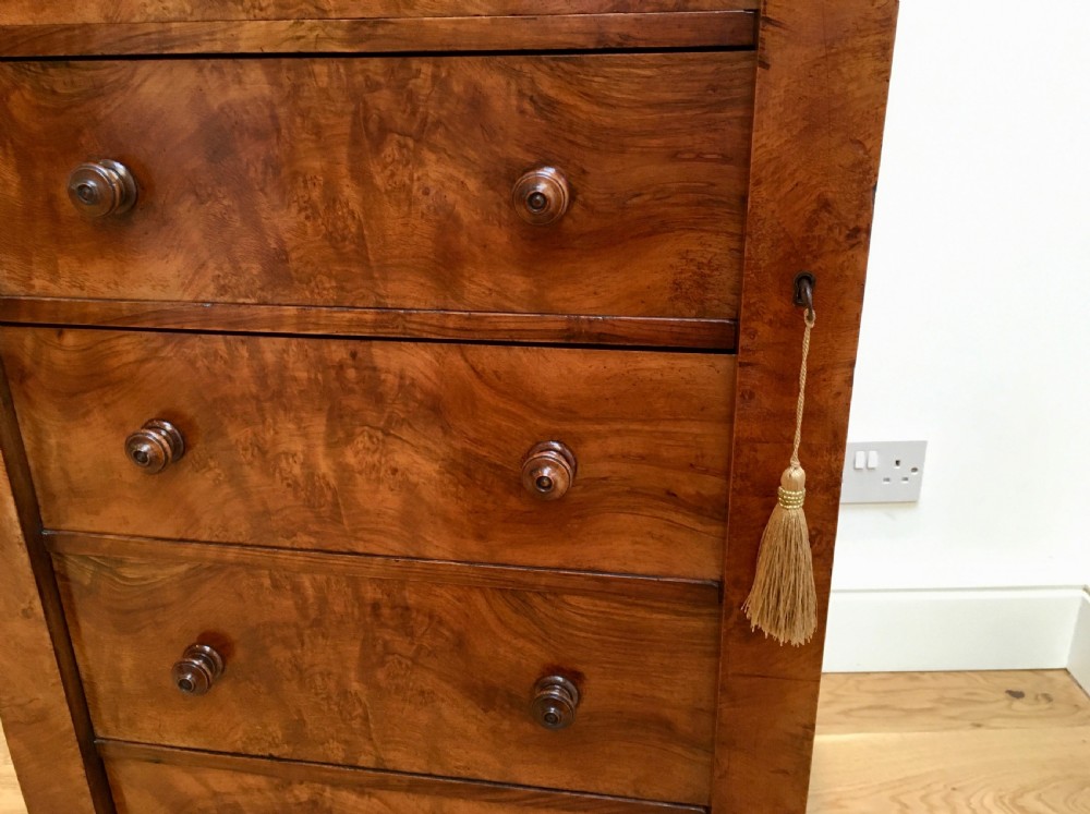 Burr Walnut Wellington Chest View XIV