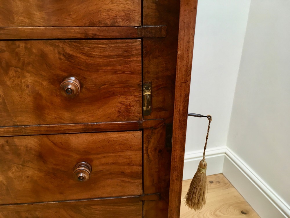 Burr Walnut Wellington Chest View XV