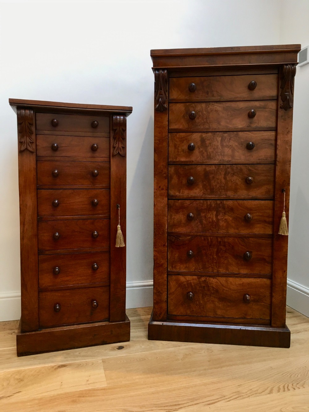 Burr Walnut Wellington Chest View XVI