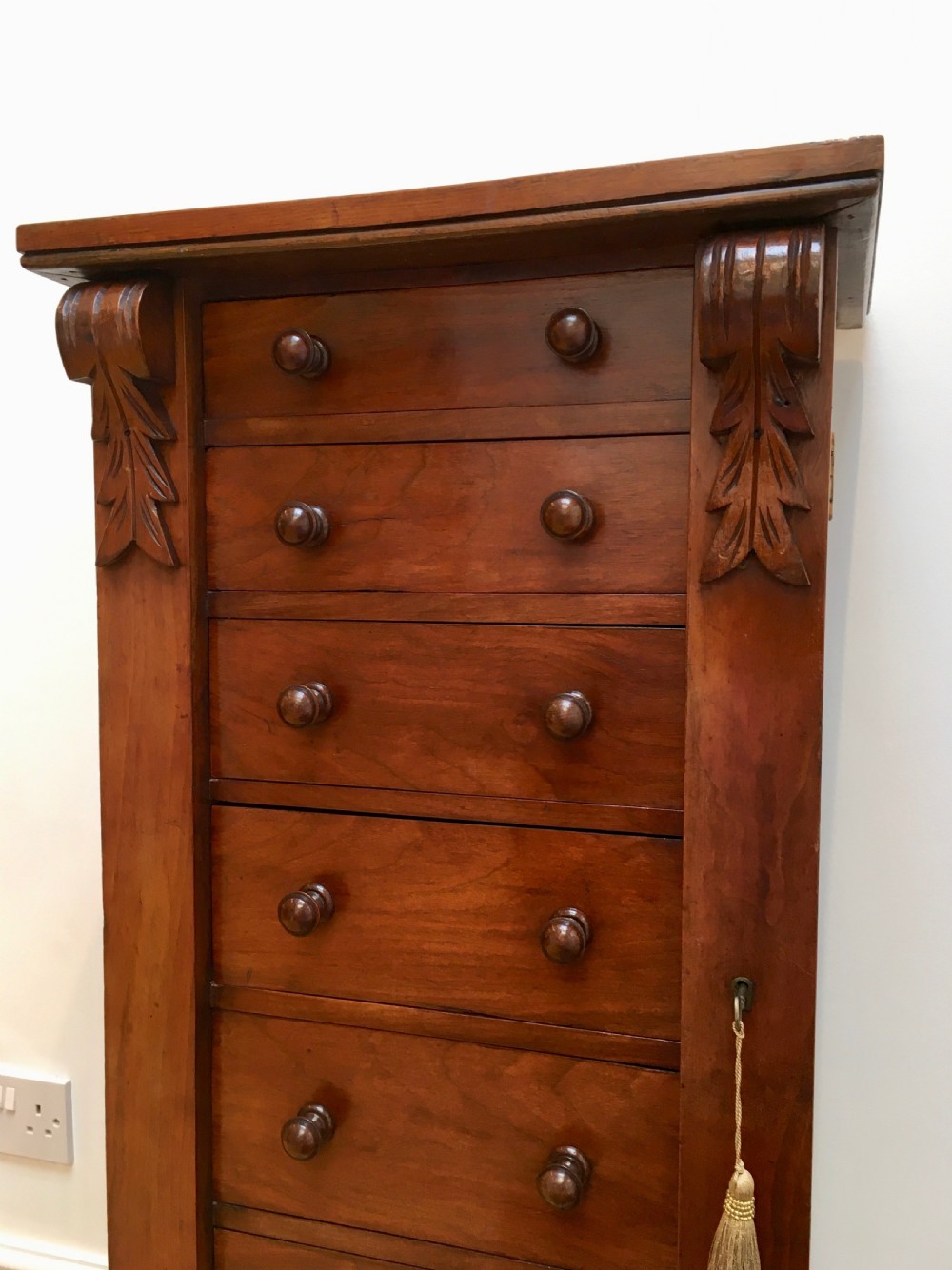 Walnut Wellington Chest View VIII