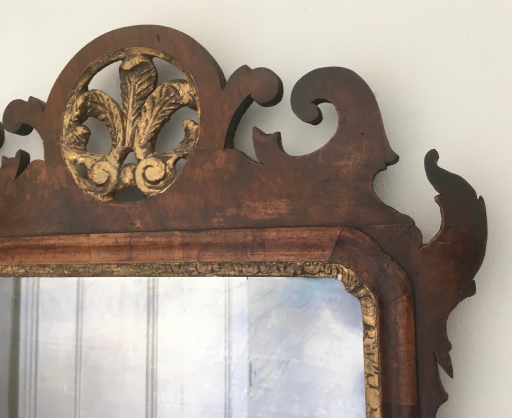 Georgian Walnut Pier Mirror View V