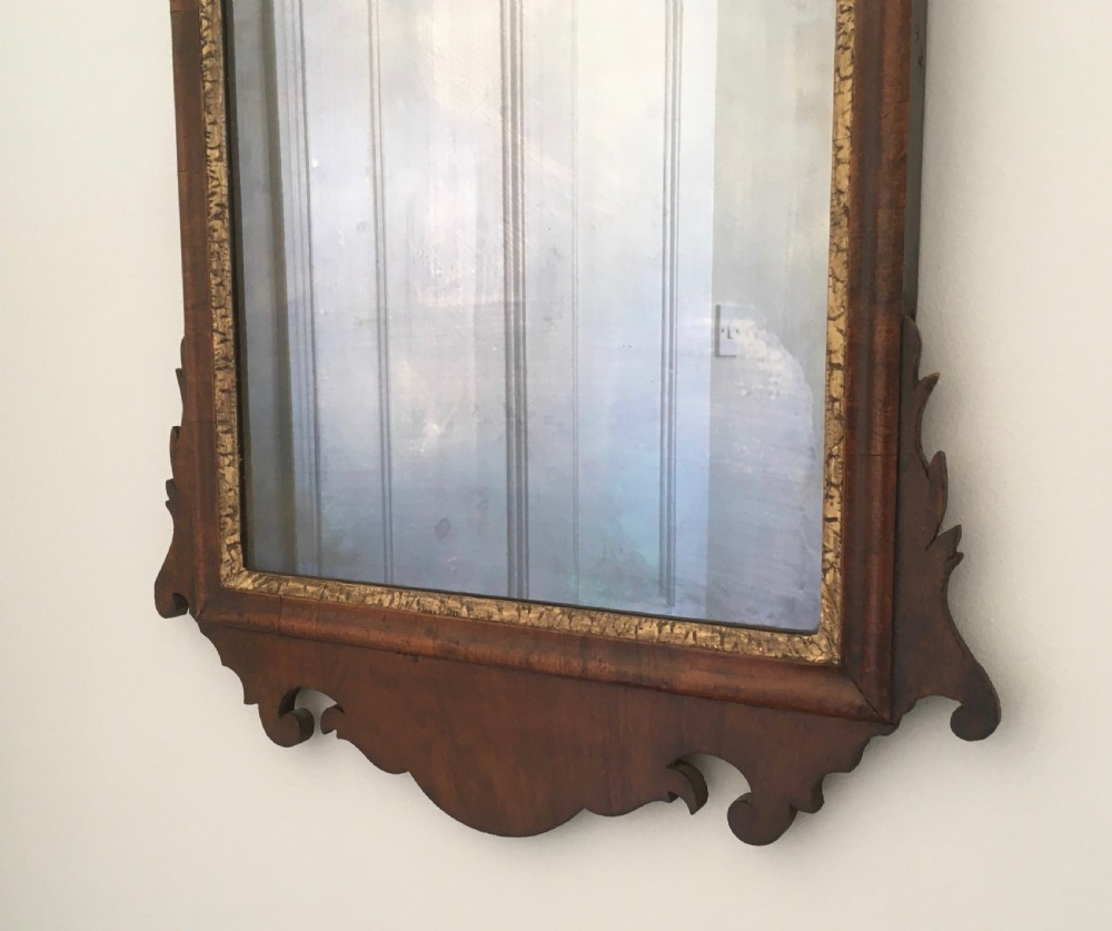 Georgian Walnut Pier Mirror View VI
