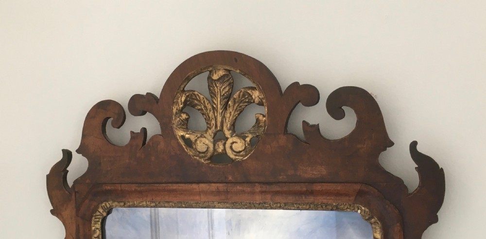 Georgian Walnut Pier Mirror View VII