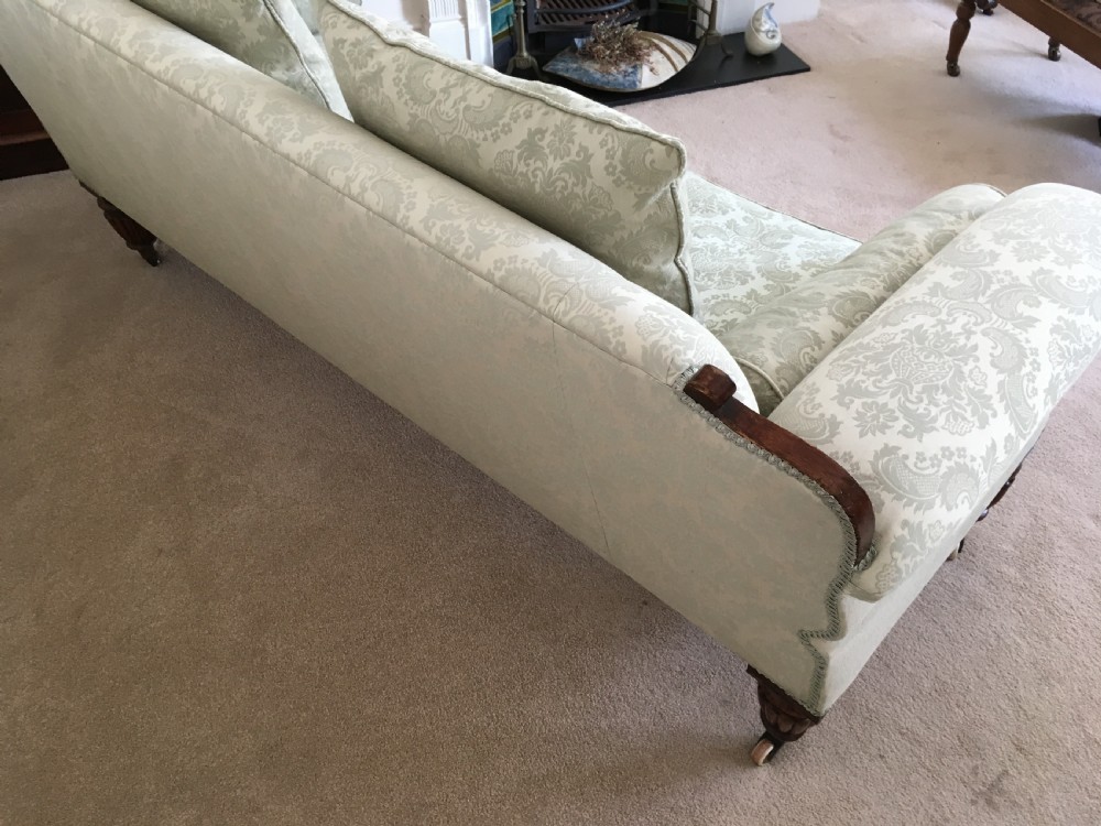 Regency Carved Mahogany Sofa View X