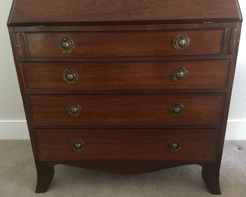 Georgian Mahogany Fall-front Bureau View IV