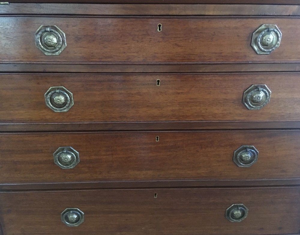 Georgian Mahogany Fall-front Bureau View VI