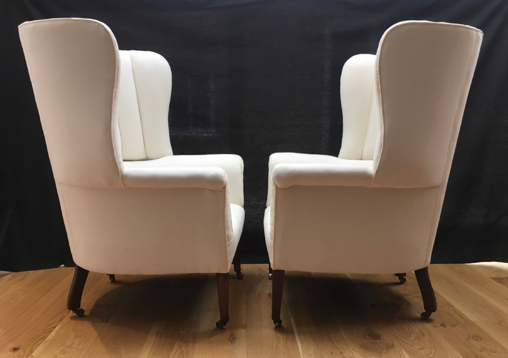 Rare Pair of 19th Century Barrel Back Armchairs View IV
