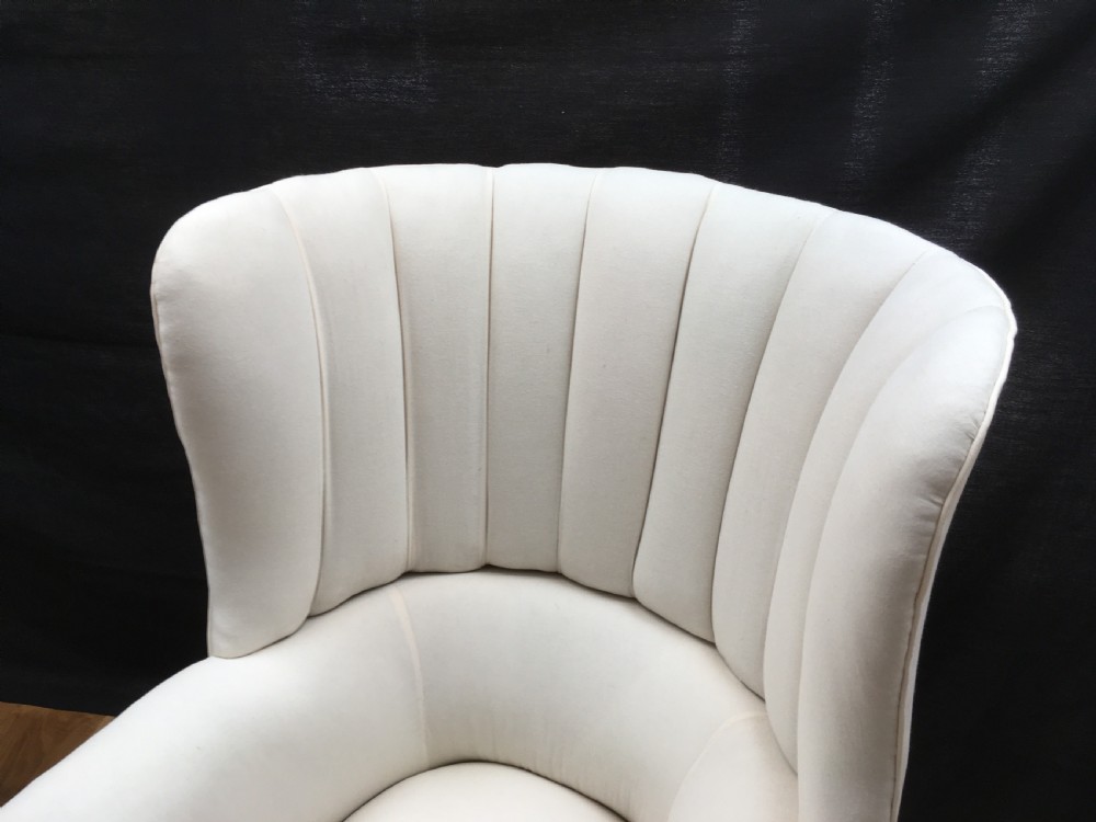 Rare Pair of 19th Century Barrel Back Armchairs View VIII