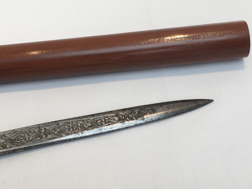 Antler Handled Sword Stick with Toledo Blade View VIII