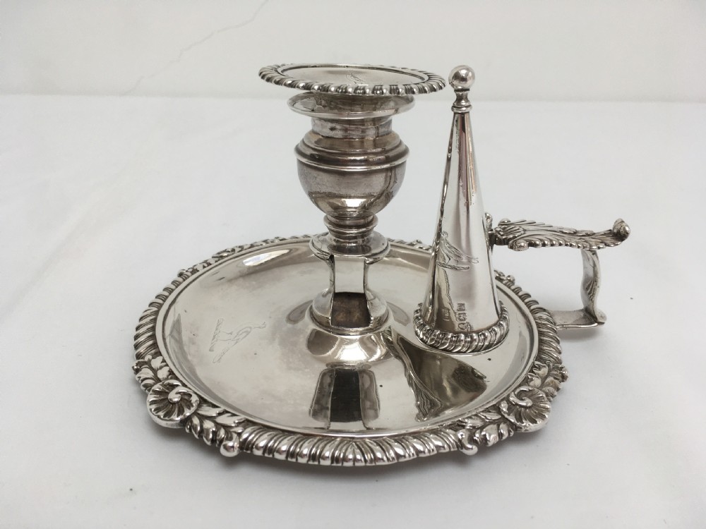 Georgian Silver Chamberstick London 1814