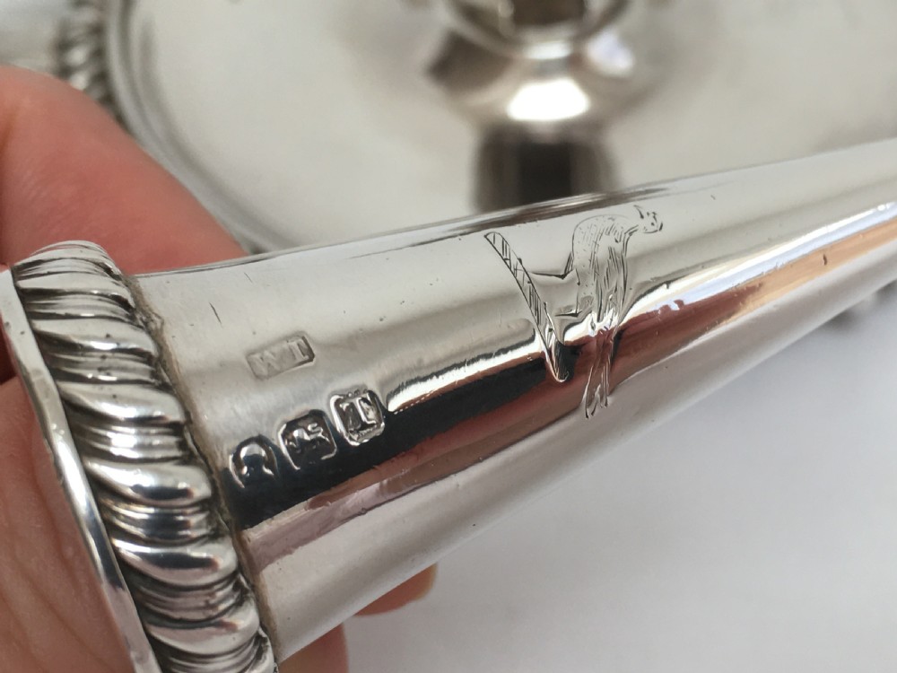 Georgian Silver Chamberstick London 1814 View V