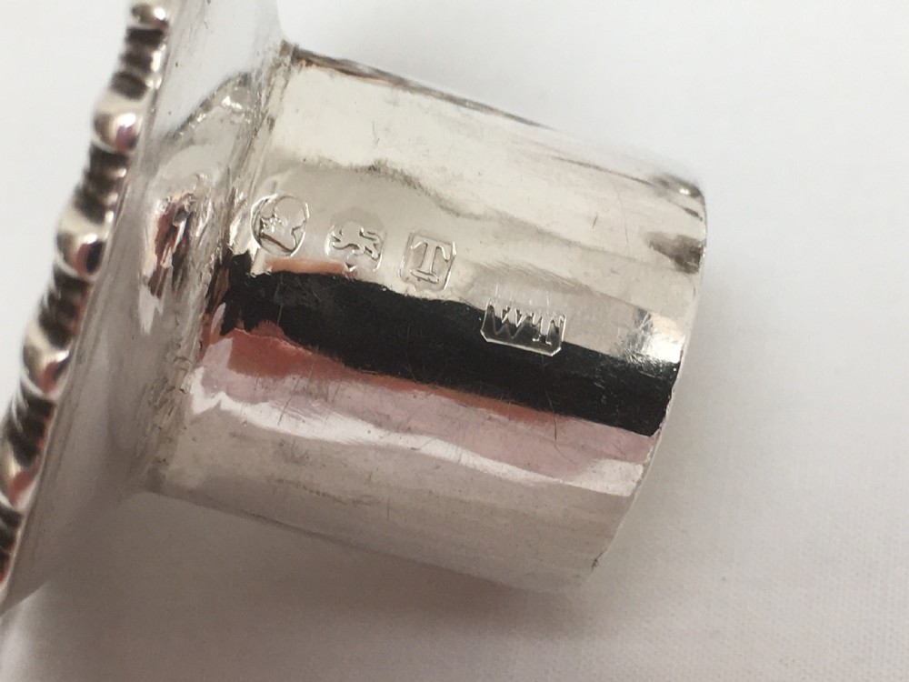 Georgian Silver Chamberstick London 1814 View VIII