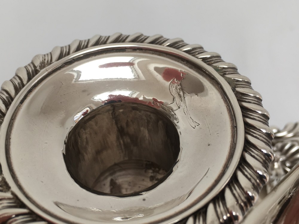 Georgian Silver Chamberstick London 1814 View XV