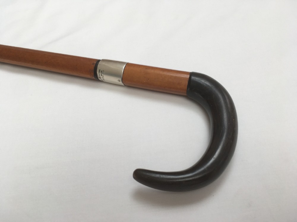 Horn Handled Malacca Sword Stick by Brigg View VI