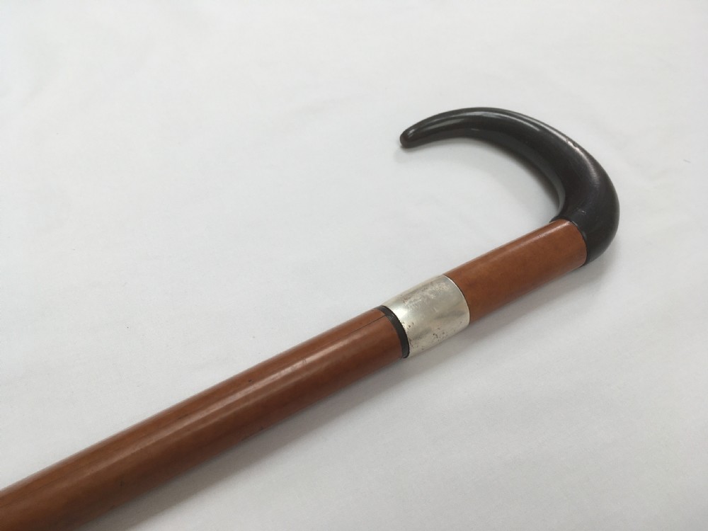 Horn Handled Malacca Sword Stick by Brigg View VIII