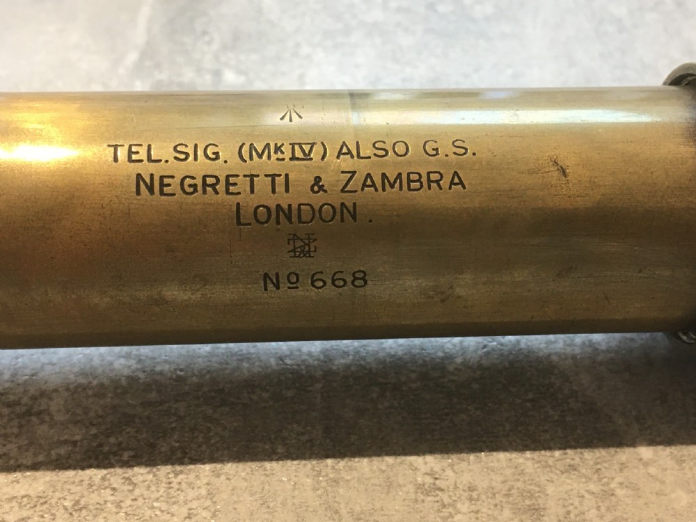 Negretti & Zambra Three Draw Military Telescope View II