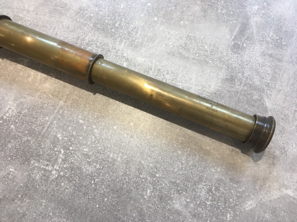 Negretti & Zambra Three Draw Military Telescope View VIII
