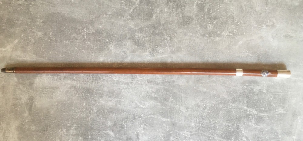 Silver Mounted Malacca Sword Stick London 1882 View V