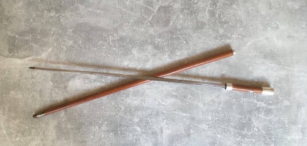Silver Mounted Malacca Sword Stick London 1882 View XII