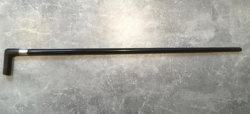Horn Handled Ebony Walking Stick - Rev John Parry 1814-1894 View IV