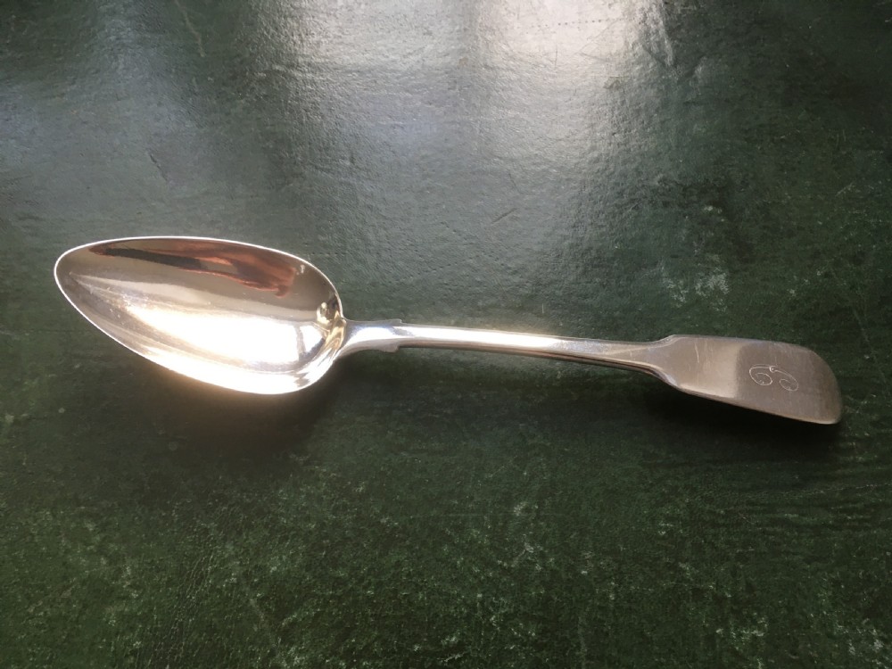 Georgian Silver Basting or Serving Spoon